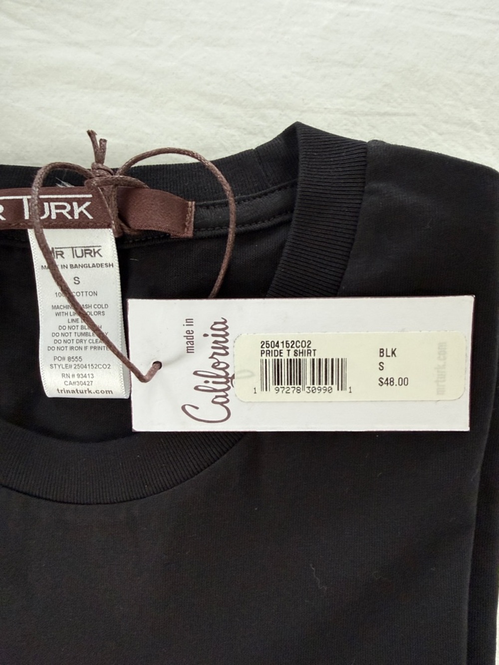 MR TURK Black Rainbow Pride Muscle Tank Top - Small - Picture 4 of 5